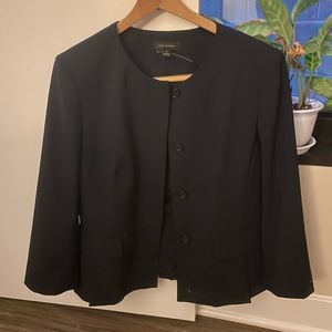 Ann Taylor navy suit jacket blazer size 14